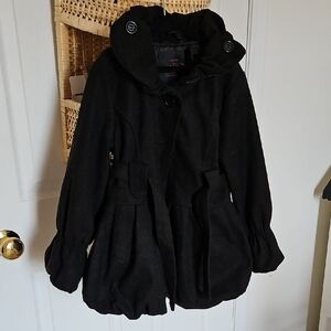 Free W Bundle Yoki Black Hooded Jacket for Kids